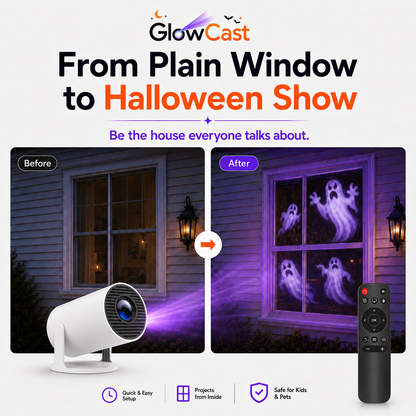 GlowCast™ Halloween Window Projector